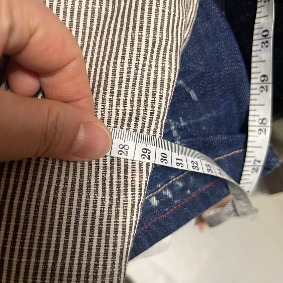 휴고보스 Boss 스트라이프 바지 uk50 상품이미지8