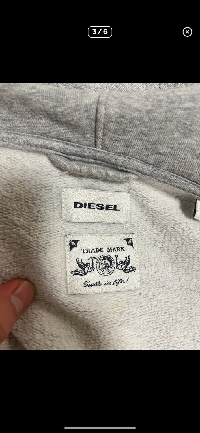 디젤 머슬핏 후드집업 상품이미지6