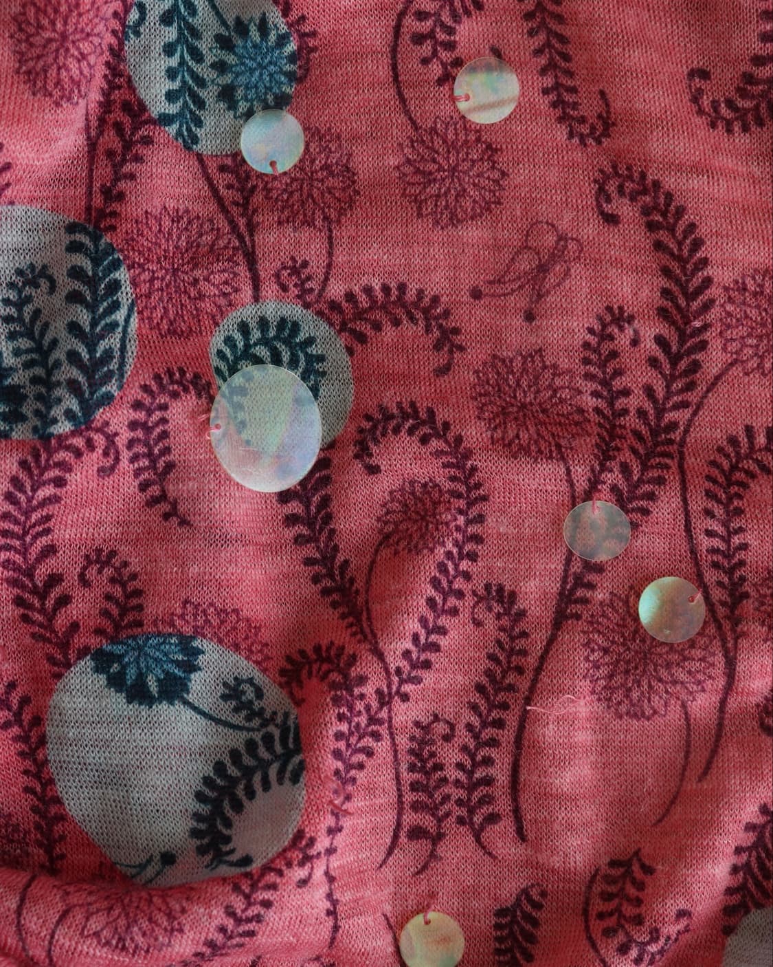 [Sunao Kuwahara] Pink Sequin Cardigan 상품이미지9