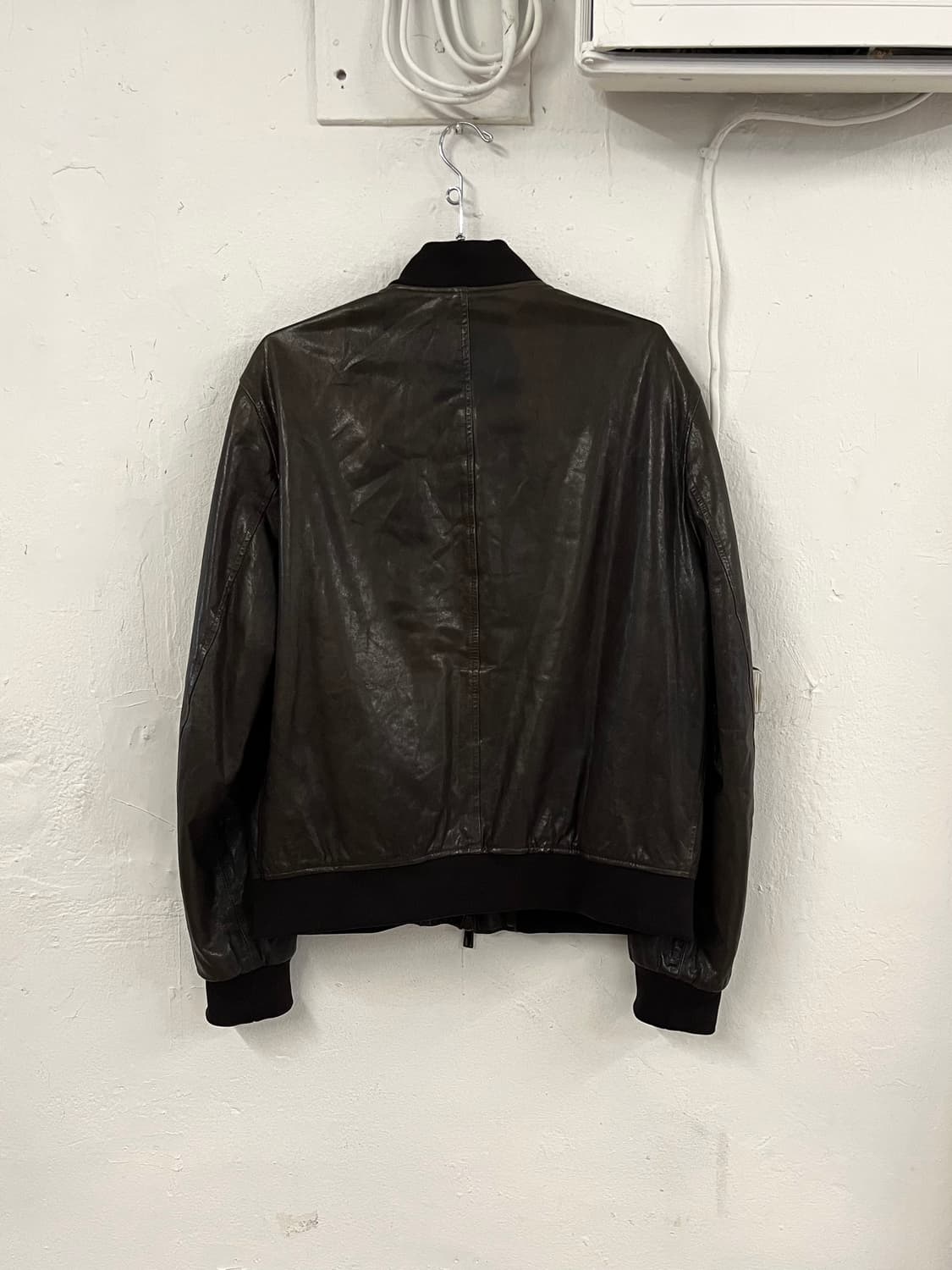 RVL 램스킨 레더 봄버 자켓 상품이미지8