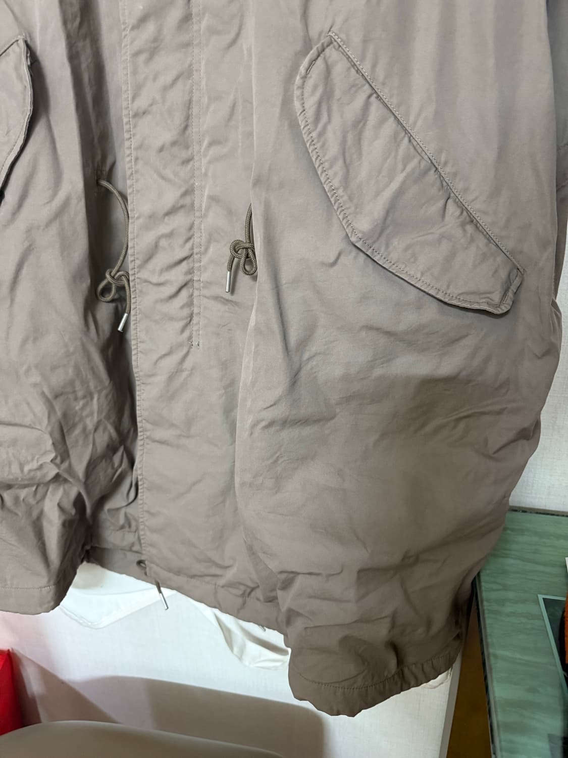 [5]비즈빔visvim 25AW Fishtail 피쉬테일 파카 카키 상품이미지7