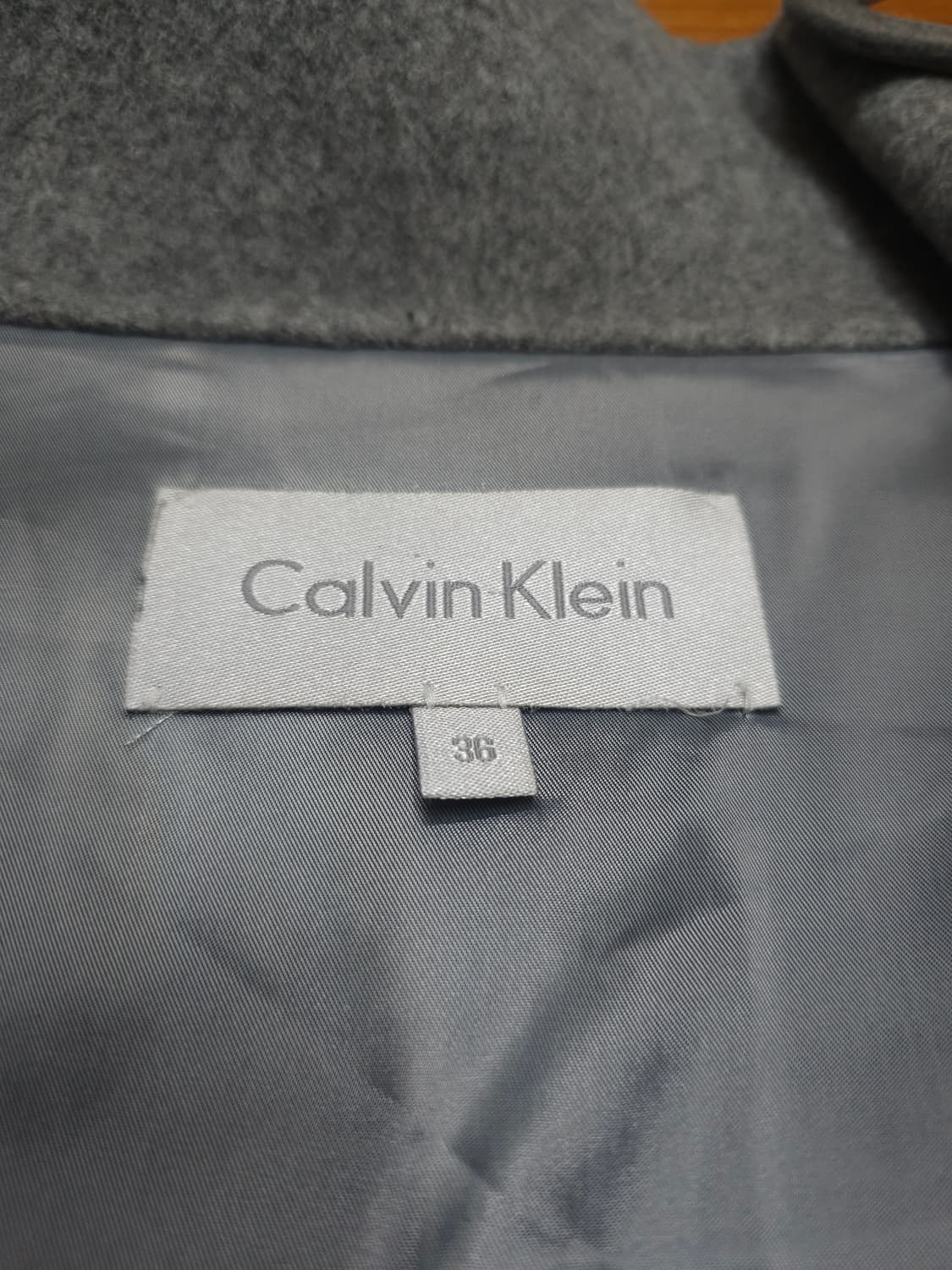 캘빈클라인 핸드메이드 하프코트 상품이미지6