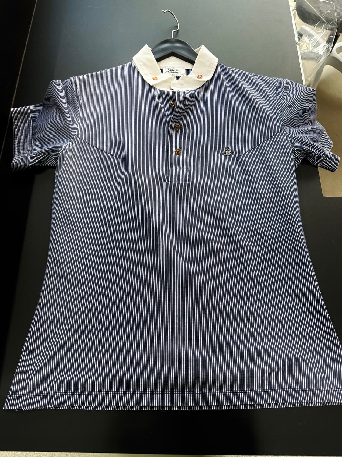 비비안웨스트우드 Orb 스트라이프 반팔셔츠 상품이미지4