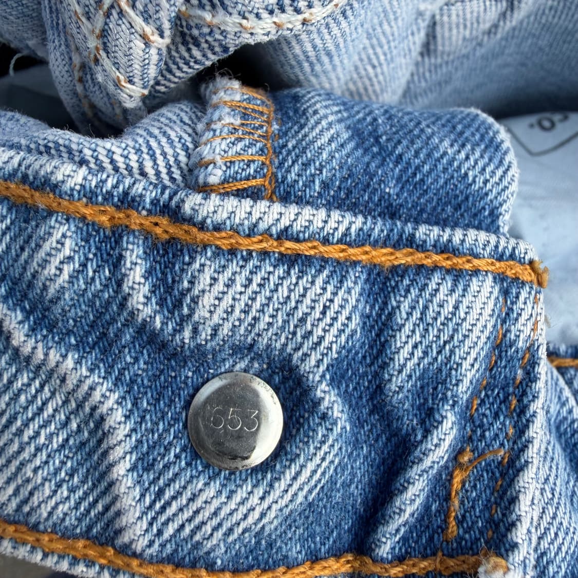 90s USA 빈티지 리바이스 550 W36 L30 연청 상품이미지10