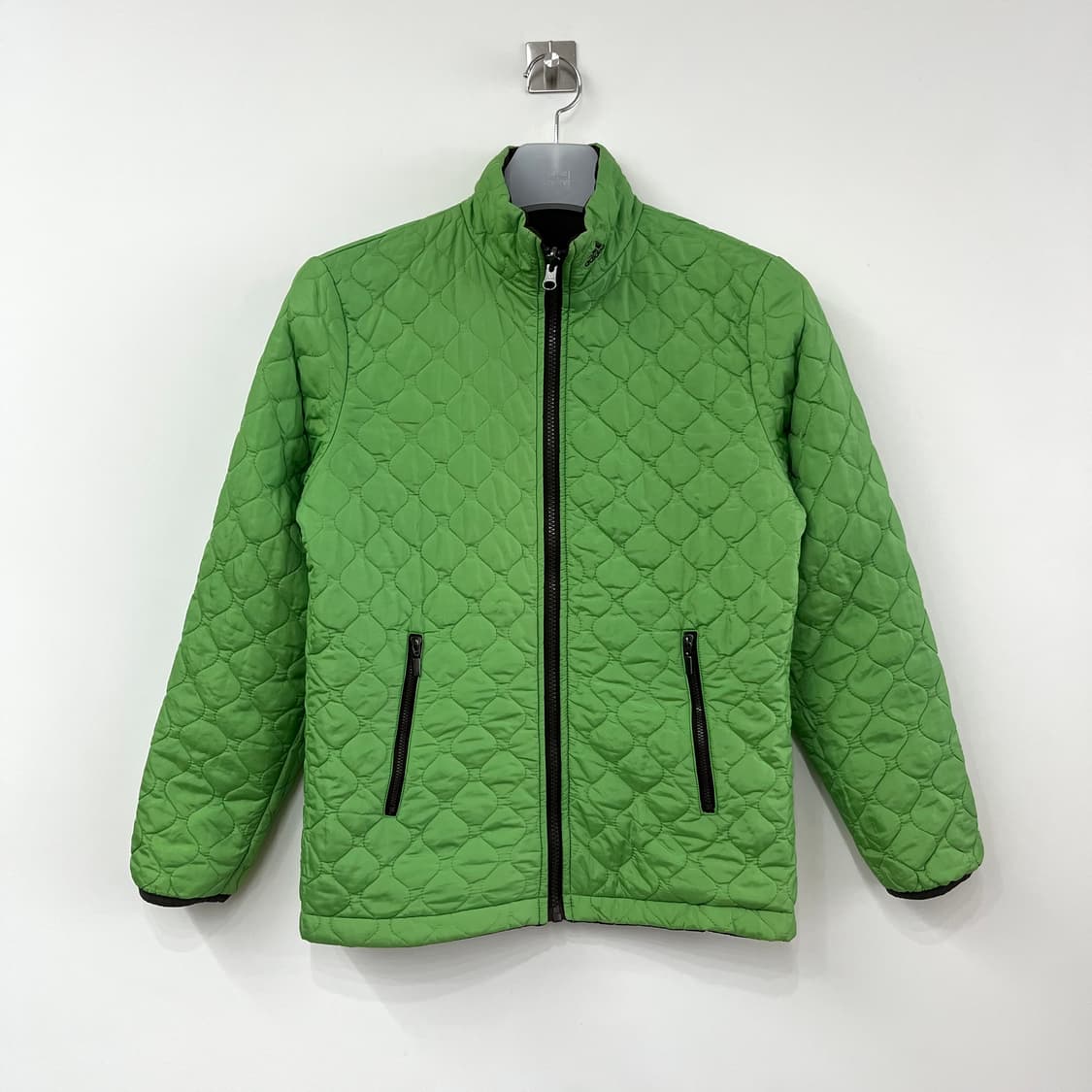 아디다스 리버시블 초코브라운 그린 양면 경량패딩 상품이미지6