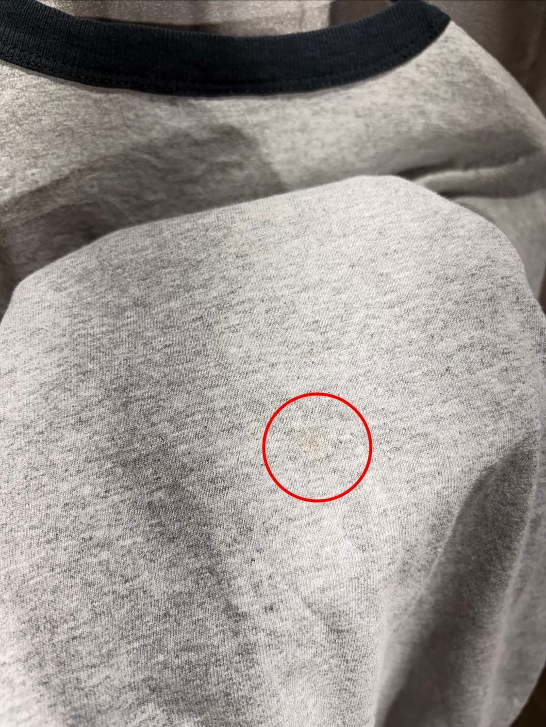 XL 빈티지 스펠링 프린팅 그레이 링거티 상품이미지6