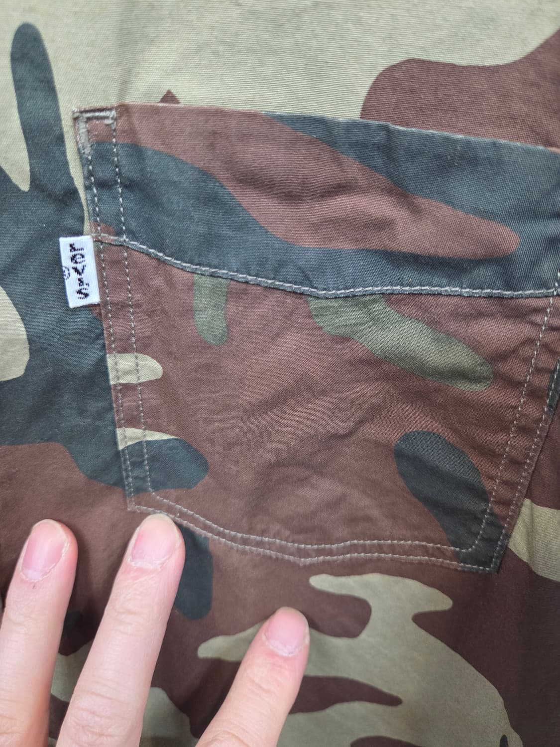 리바이스 카모플라주 셔츠 긴팔 m 상품이미지4