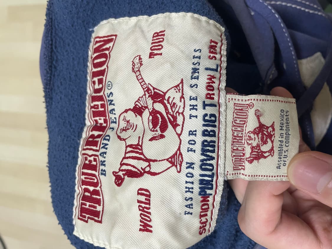 트루릴리젼 빅로고 후드티 상품이미지4