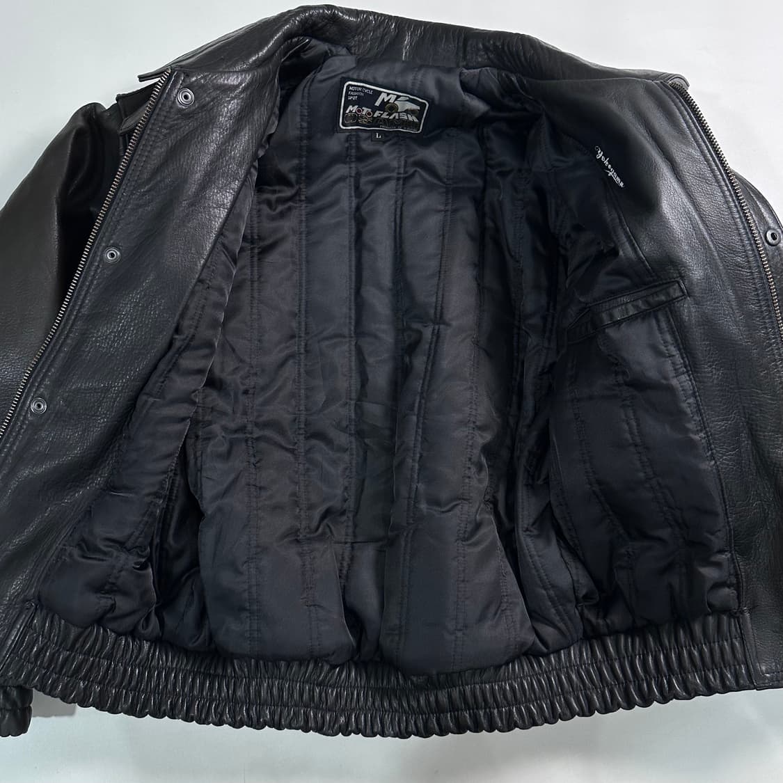 VTG 소가죽 모터사이클 자켓 상품이미지2