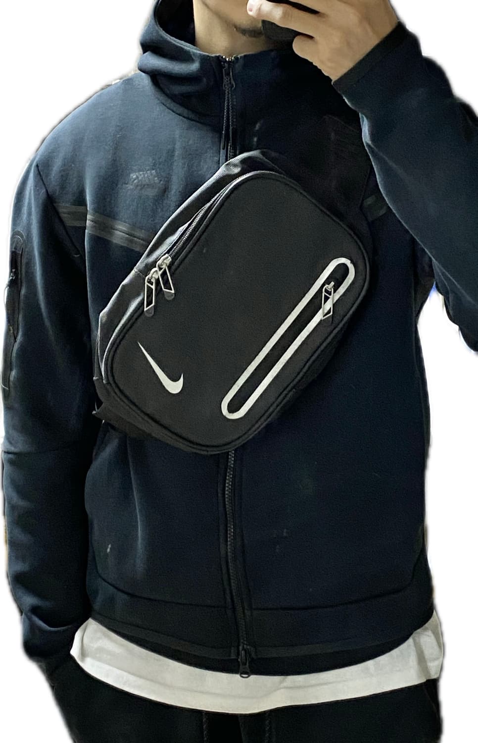 나이키 리플렉티브 슬링백 블랙  상품이미지4