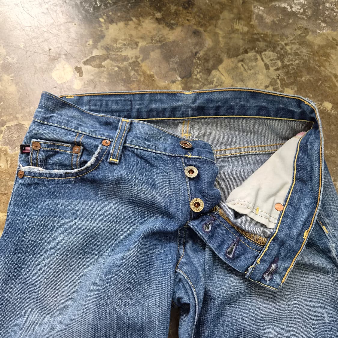 2) 폴로 진스 세미 부츠컷 청바지 폴로랄프로렌 데님 팬츠 상품이미지3