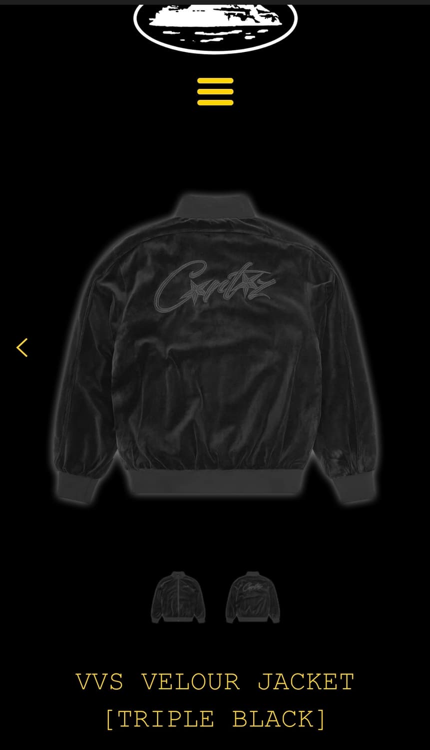 코르테이즈 벨루어자켓 트리플블랙 상품이미지2