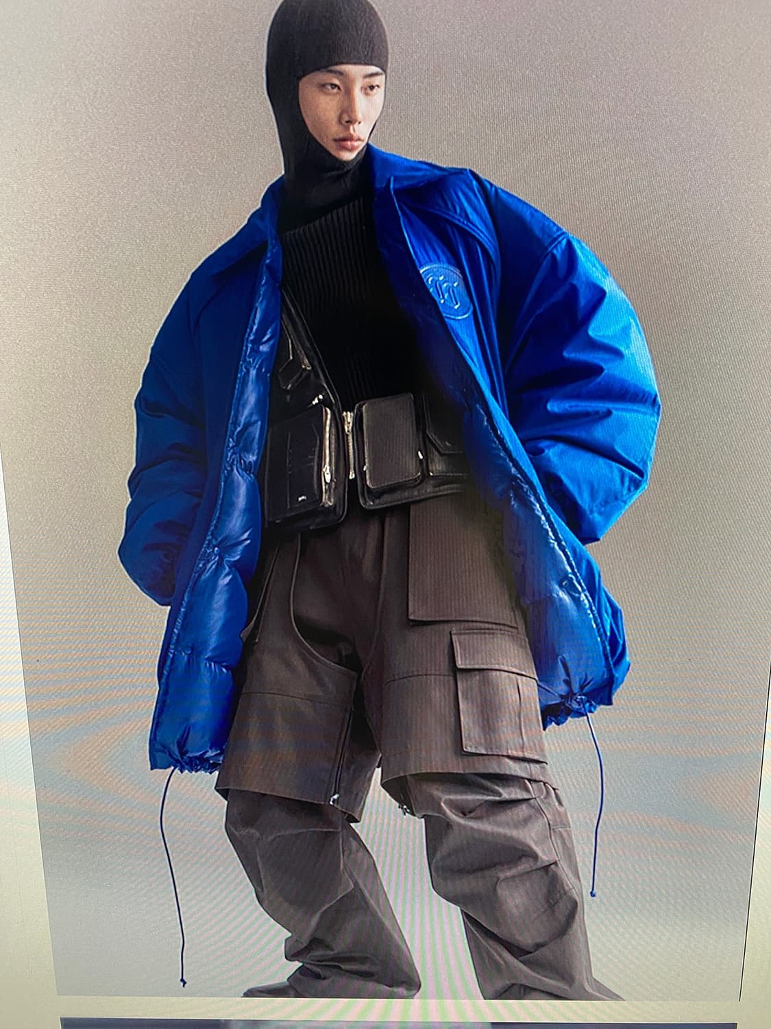 준지 /21fw 컬렉션 오버핏 리버시블 패딩 핵주먹/ 44 상품이미지3