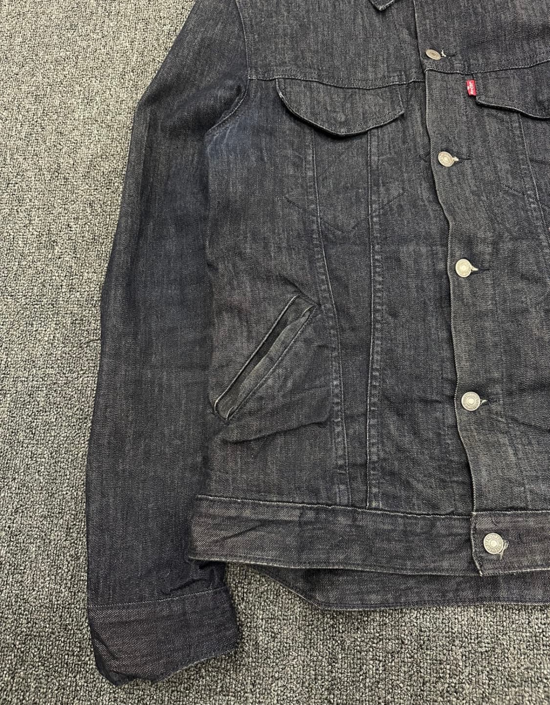 M) 리바이스 스판 데님 인디고 트러커 자켓 bovine 상품이미지4