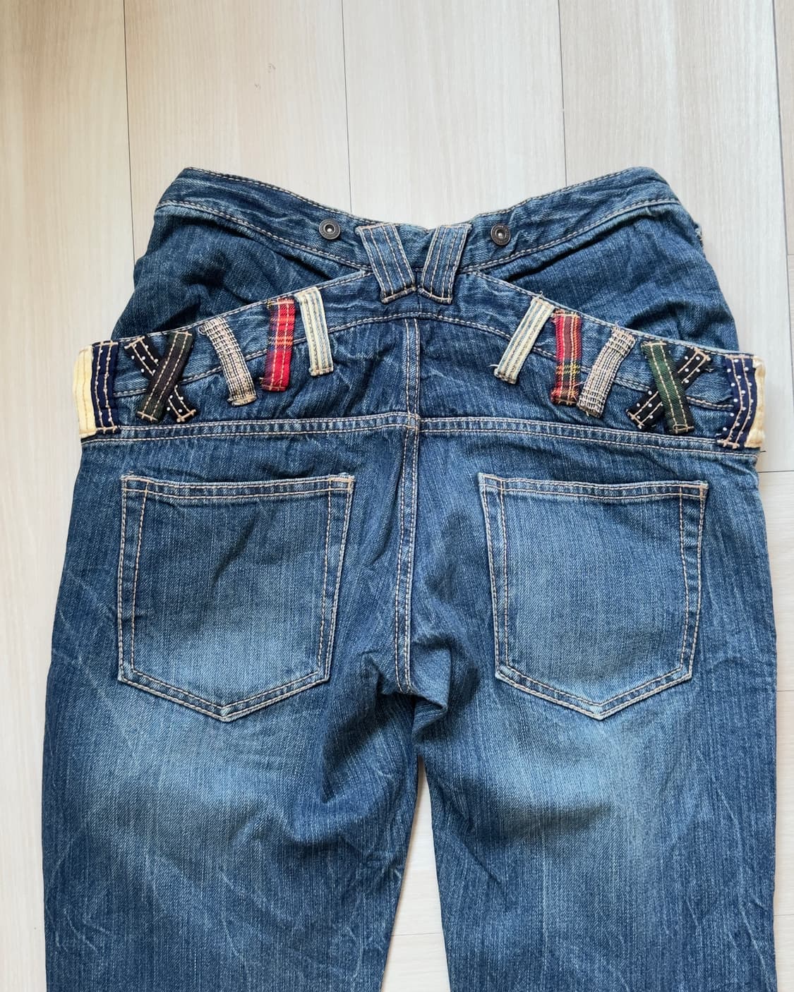 [NYLAUS] side double-waist denim pants 상품이미지5