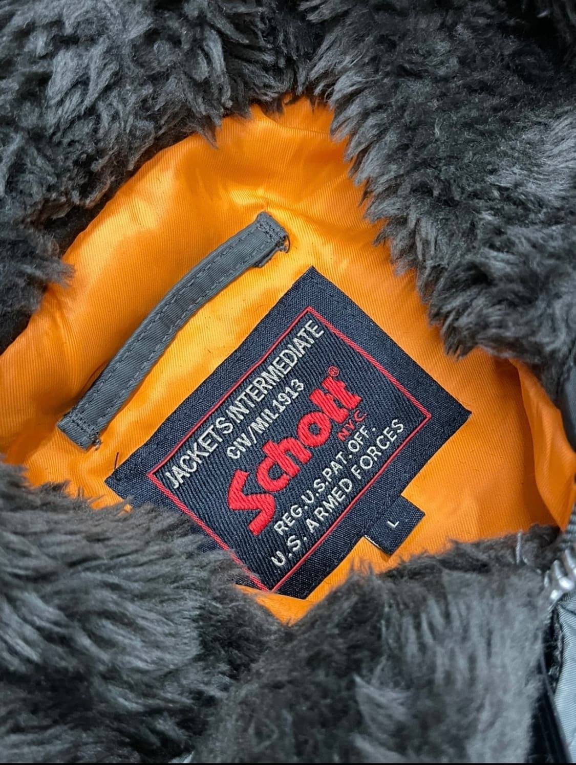 [L] schott n3b 카키컬러 상품이미지5