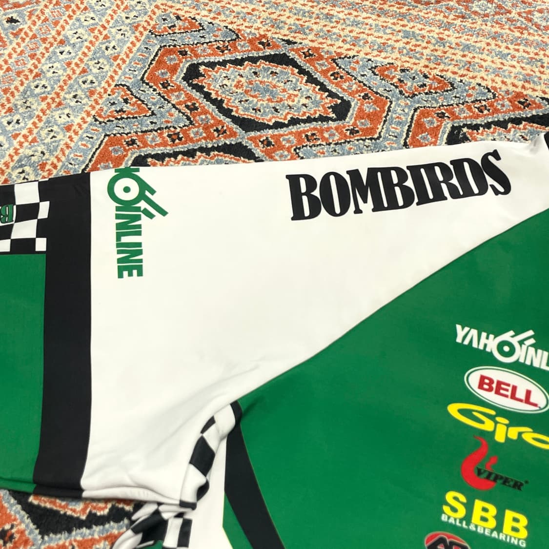 빈티지 그린 레이싱 져지 자켓 남성XXL 상품이미지4