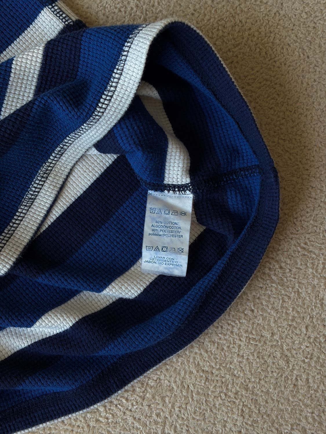 폴로 와플 롱슬리브 상품이미지8