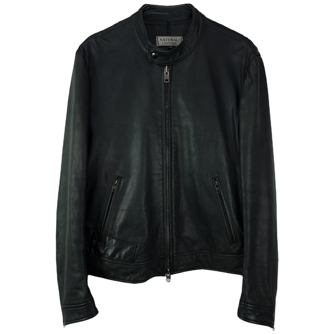 [빈티지] 리얼 램스킨 양가죽 카페레이서 싱글 집업 레더자켓 M20086 상품이미지2