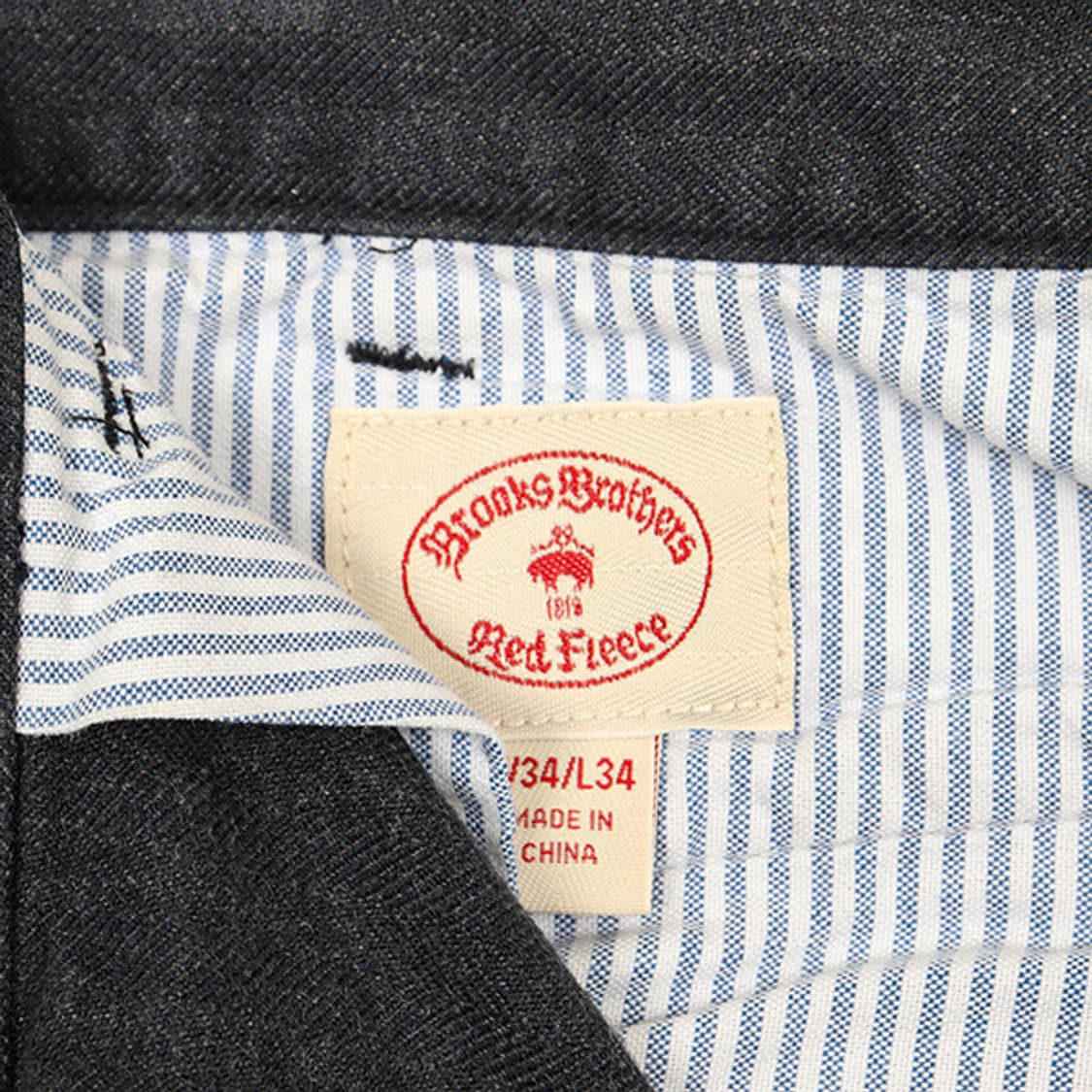 브룩스 브라더스 헤링본 트윌 코튼 팬츠 (34) 상품이미지6