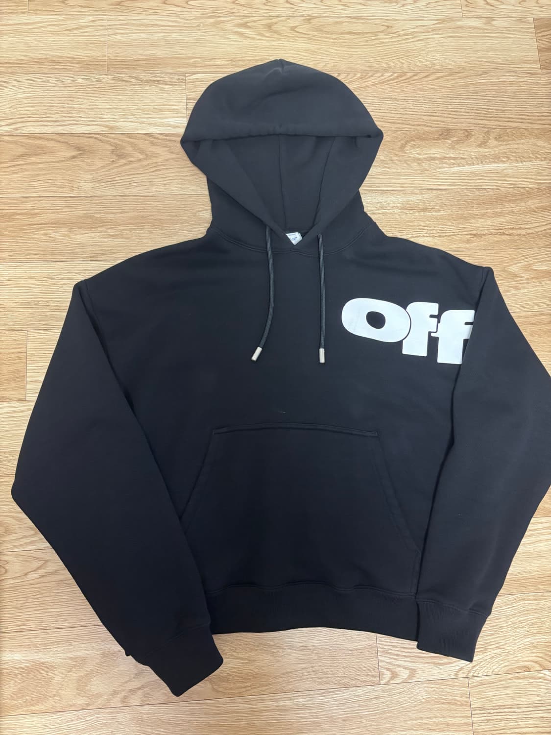 오프화이트 하프 로고 스케이트 후드 상품이미지1
