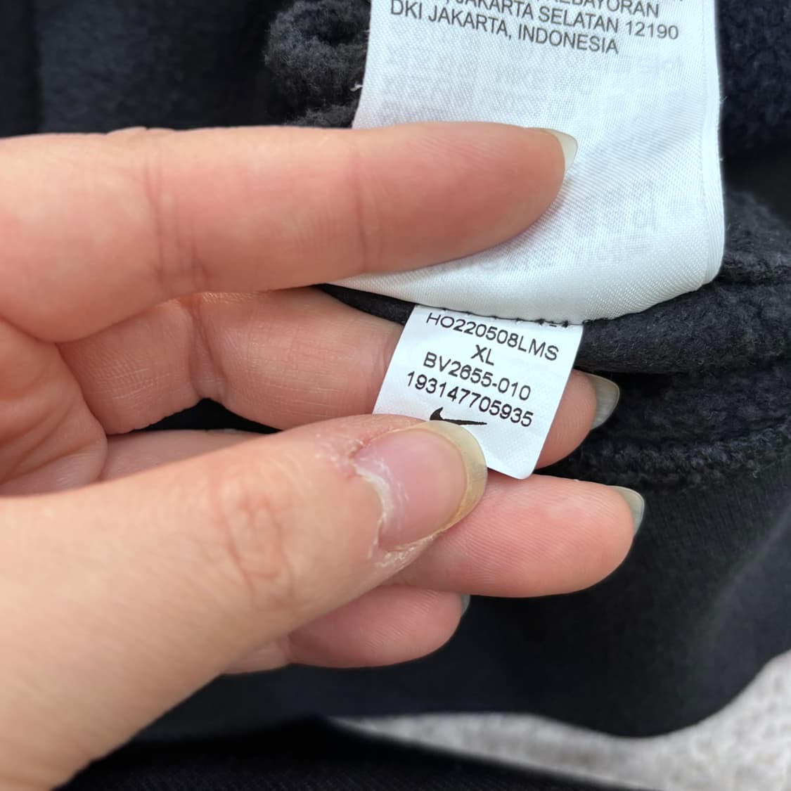 XL 나이키 스몰로고 후드 집업 0331E 상품이미지5