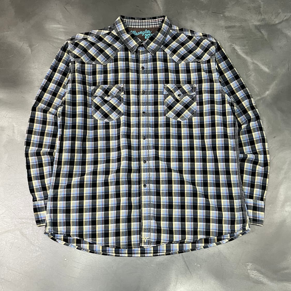  랭글러 체크 웨스턴 셔츠 y16105 상품이미지1