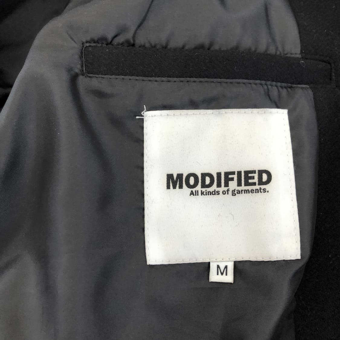 모디파이드 알프스 헤비울 해링턴자켓 M 투웨이  상품이미지5