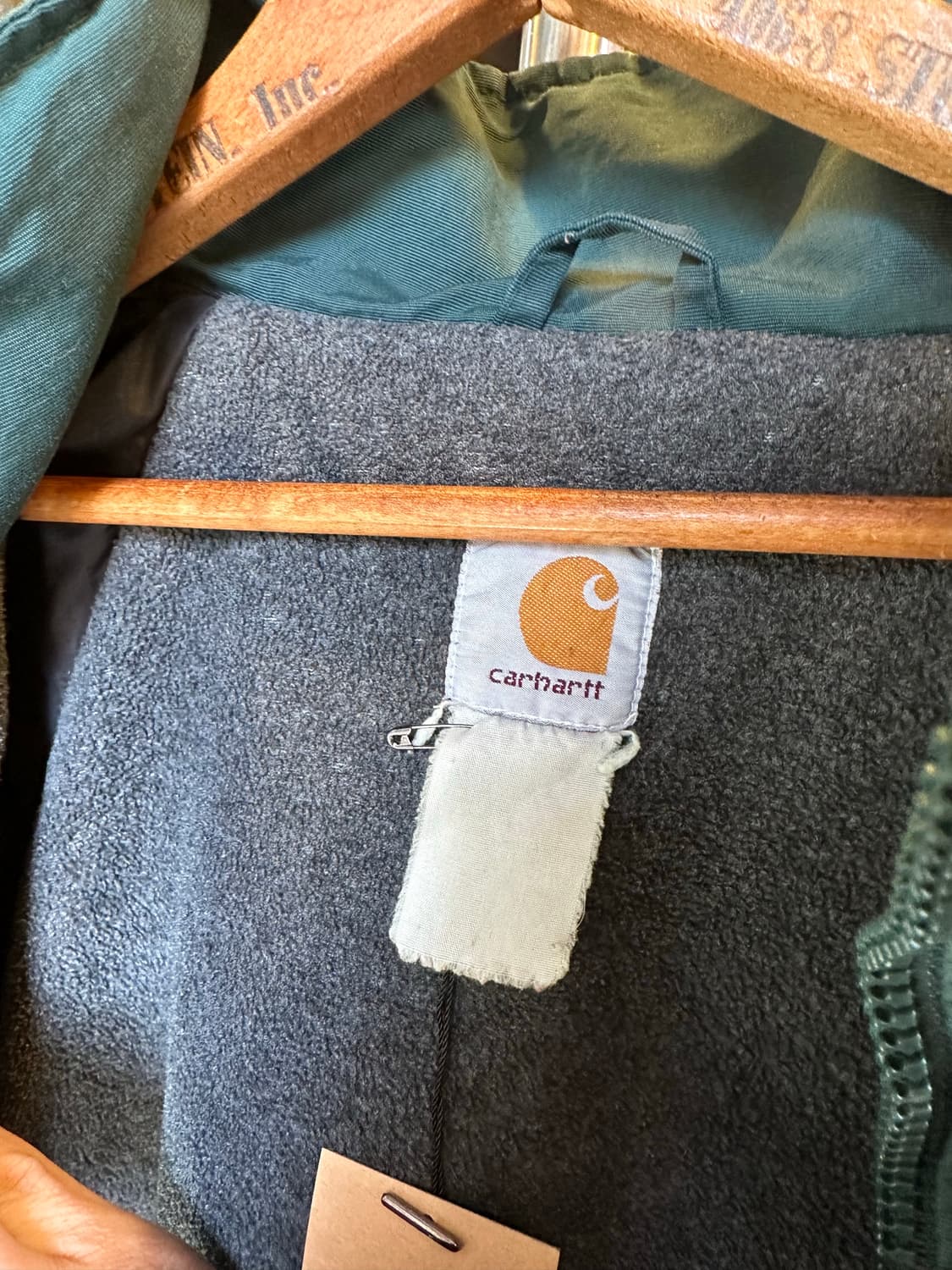 칼하트 후리스 라이닝 윔업 트랙 자켓 상품이미지9