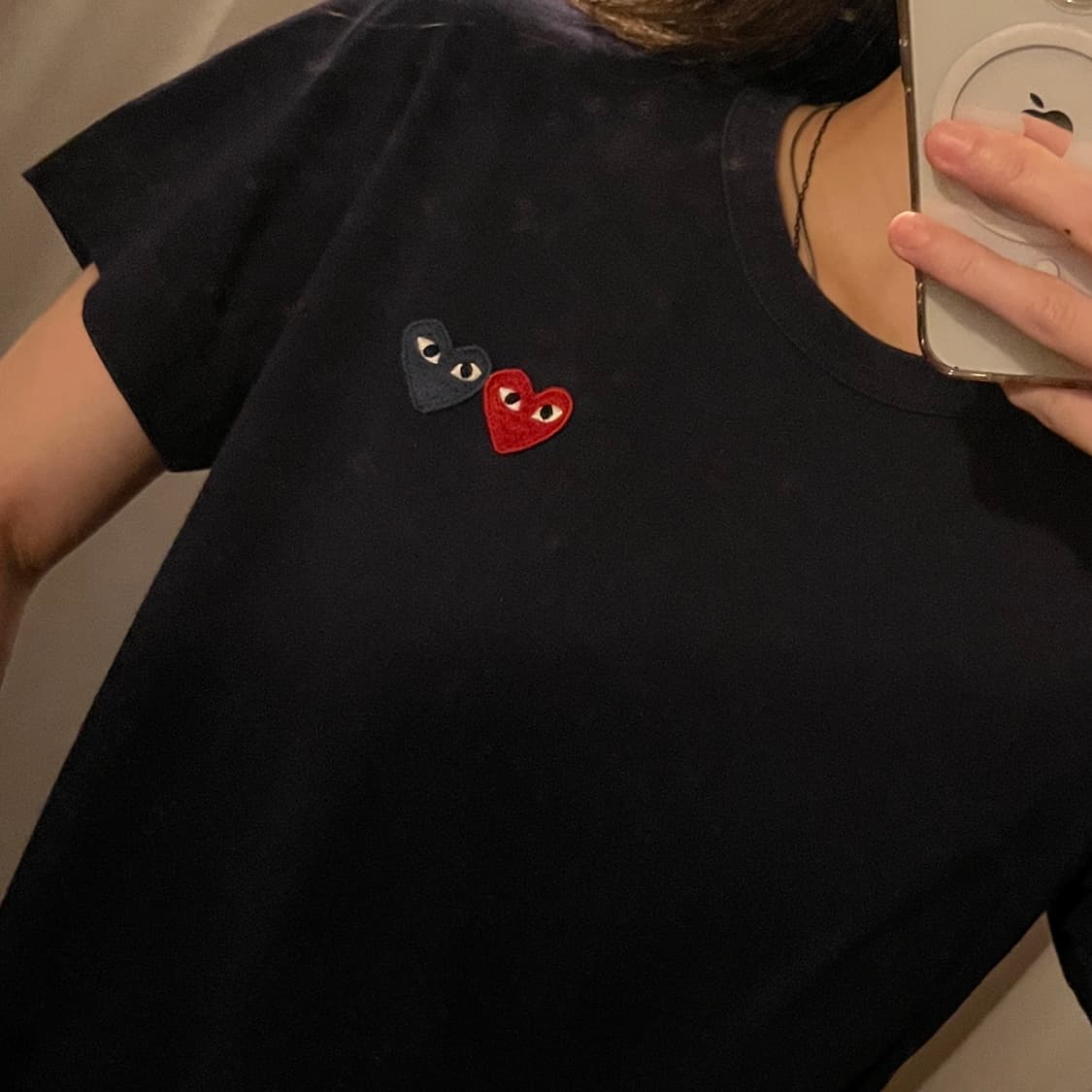 꼼데가르송 와펜 반팔티셔츠 (NAVY) 상품이미지2