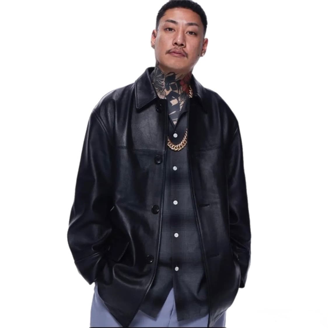 [M]와코마리아 23FW SHEEP SKIN 레더 카코트 상품이미지1