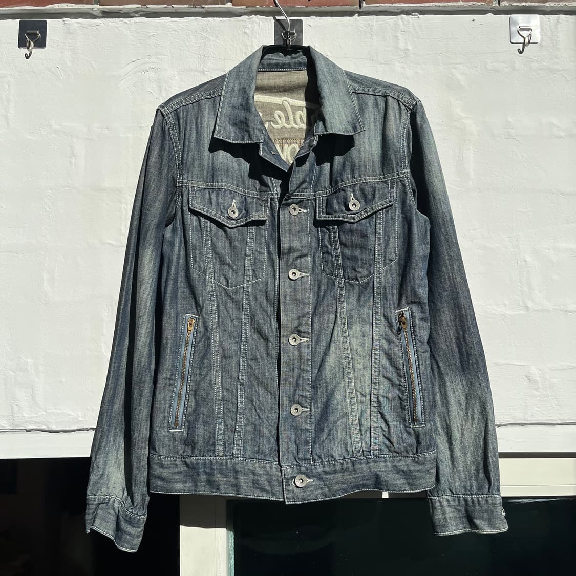 Purple&Yellow 데님 라이트 자켓 M 상품이미지1