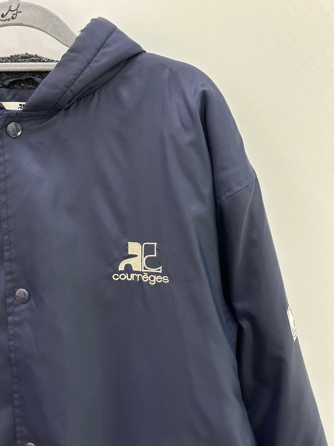 꾸레쥬 네이비 점퍼 L 상품이미지2