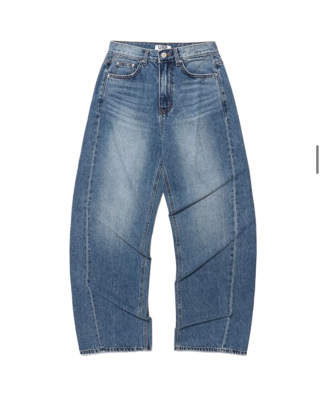 어스 US303 로우라이즈 와이드진 (중청) 상품이미지2