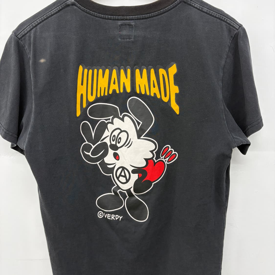 휴먼메이드 블랙 빈티지 반팔 티셔츠 여성M 상품이미지5