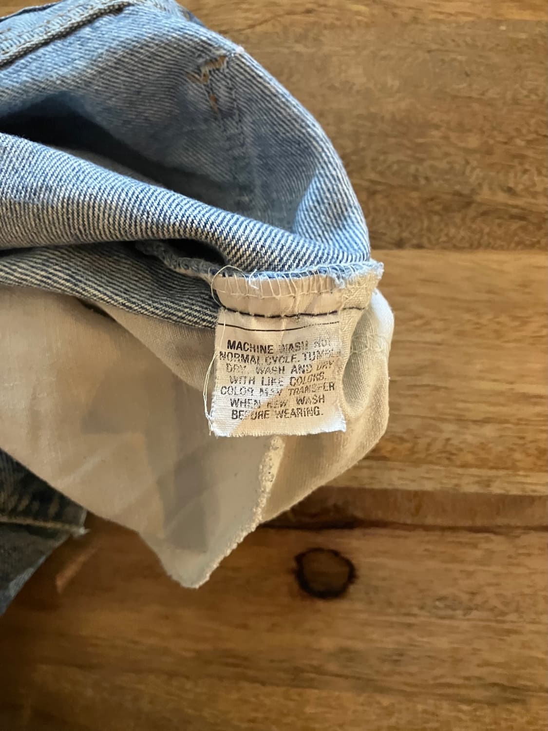 80s USA 빈티지 리바이스 505 데님 팬츠 상품이미지9