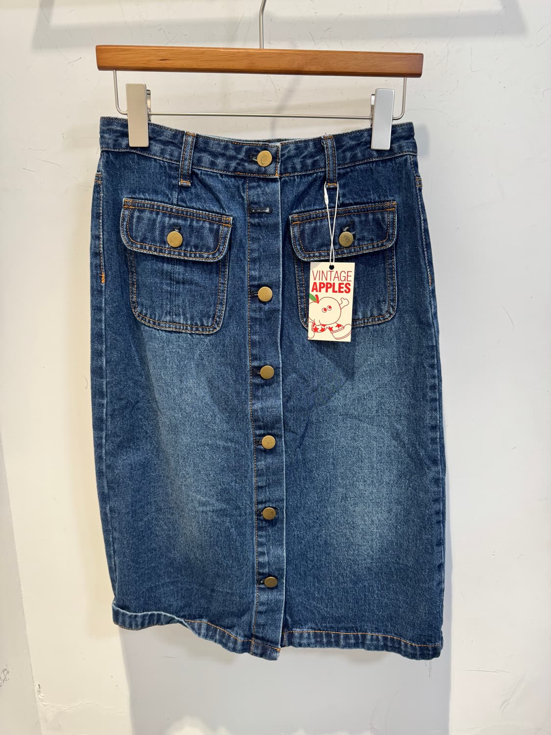 vintage skirt 버튼 데님 스커트 상품이미지1