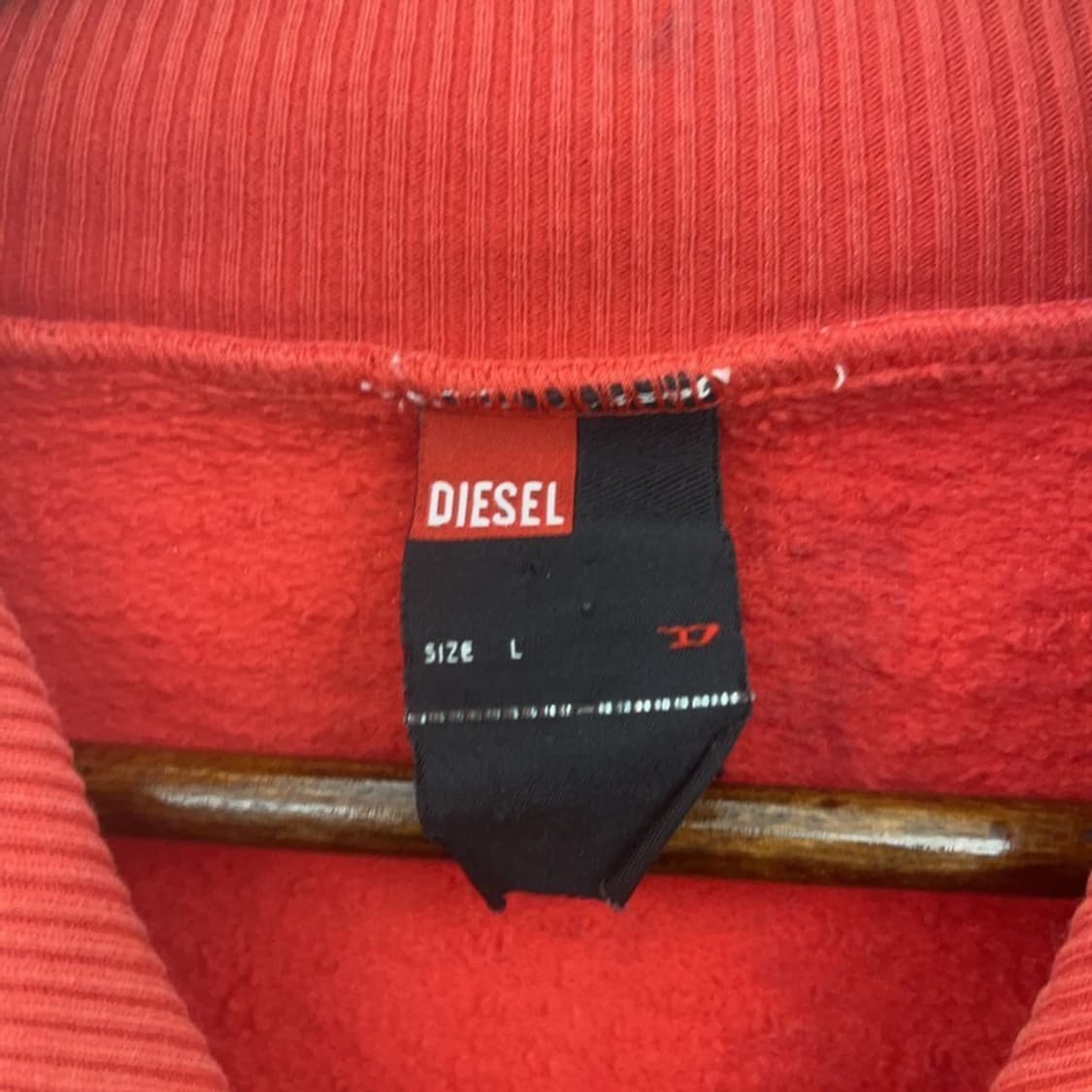 디젤 올드스쿨 빈티지 트레이닝 집업 자켓 L C06436 상품이미지5