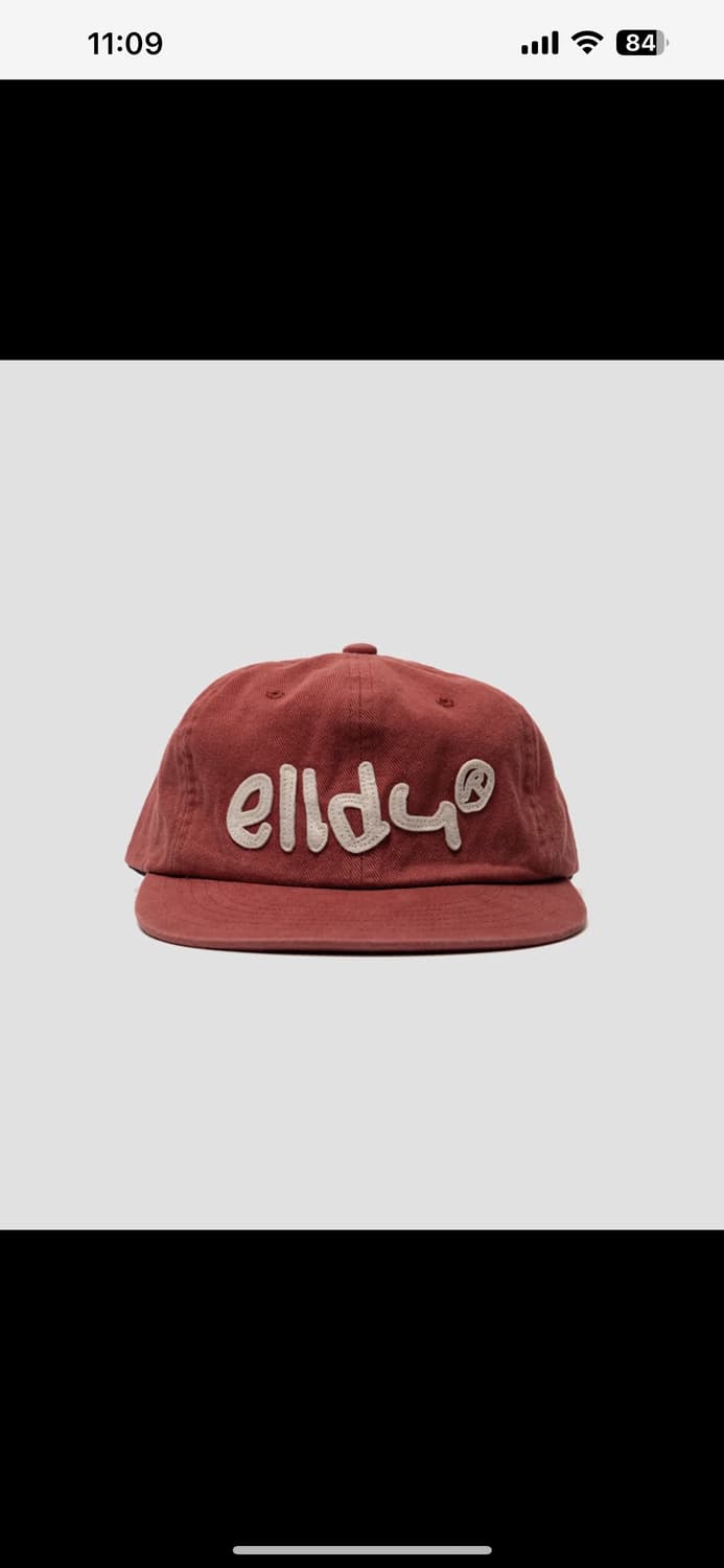 엘두 아플리케 버건디 캡 상품이미지1