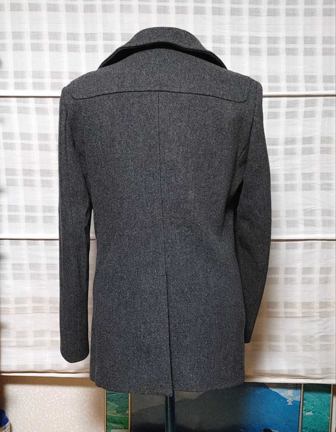 (한섬) 타임 옴므 그레이 더블 코트 100 상품이미지2