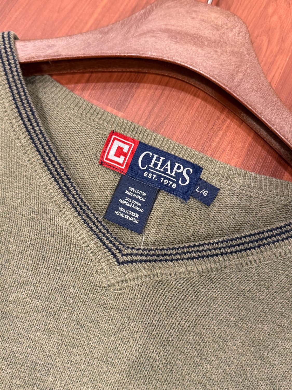 Chaps ralph lauren 챕스 랄프로렌 브이넥 니트 상품이미지8