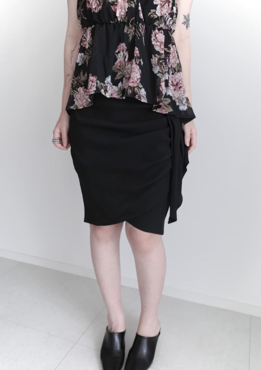 Silk drape skirt  상품이미지2