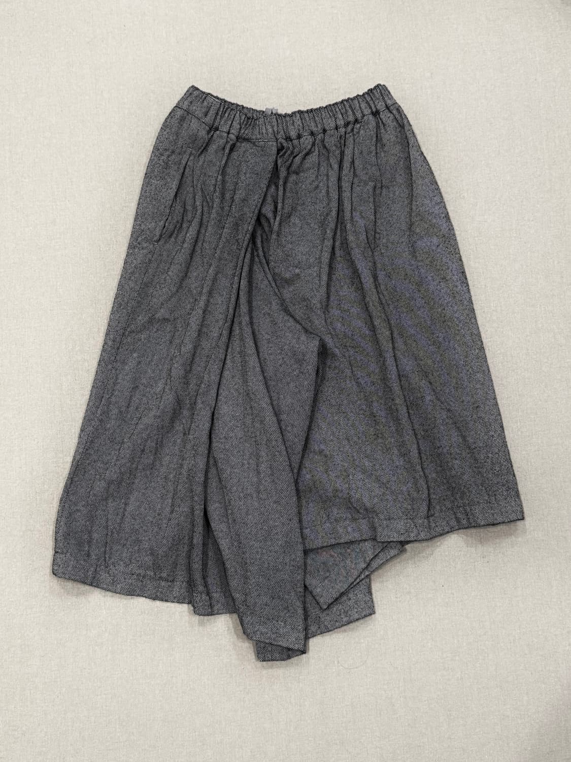 꼼데가르송 꼼꼼 15ss 비대칭 랩 스커트 팬츠 상품이미지2