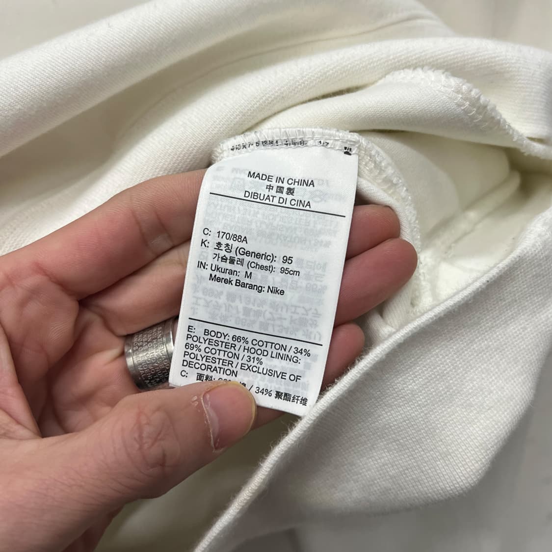 나이키 NSW 빅스우시 테크 플리스 후드티 M 상품이미지4