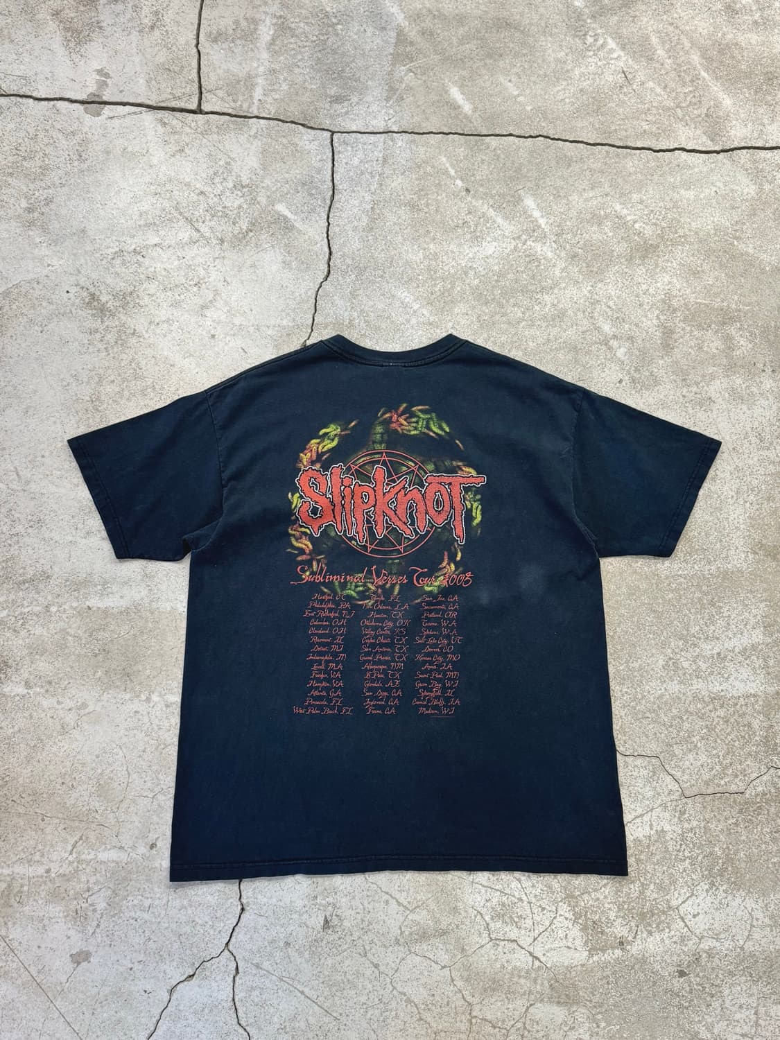 00s Slipknot 빈티지 밴드 티셔츠 상품이미지5