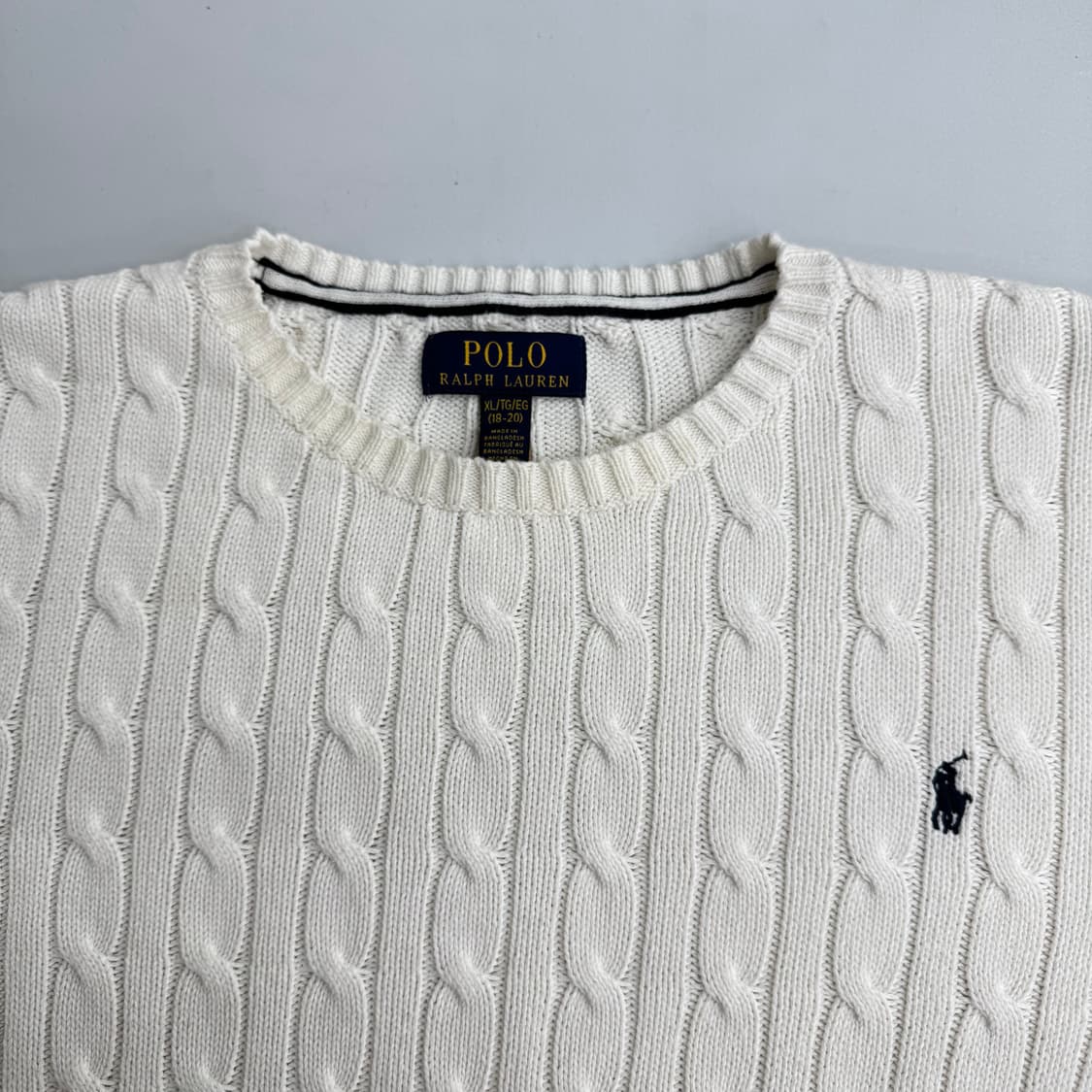 폴로 케이블 니트  상품이미지3