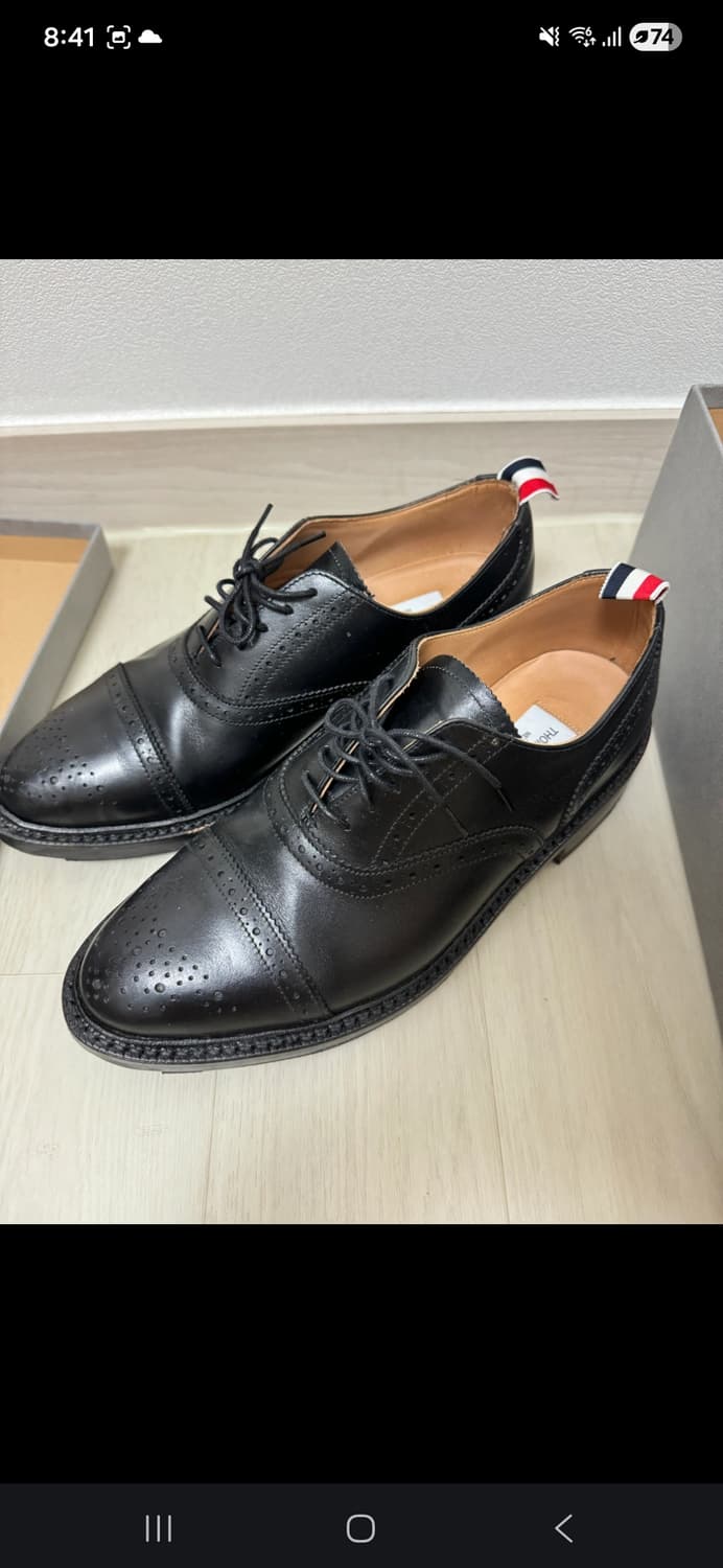 톰브라운 브로그 윙팁 사이즈41.5 상품이미지7