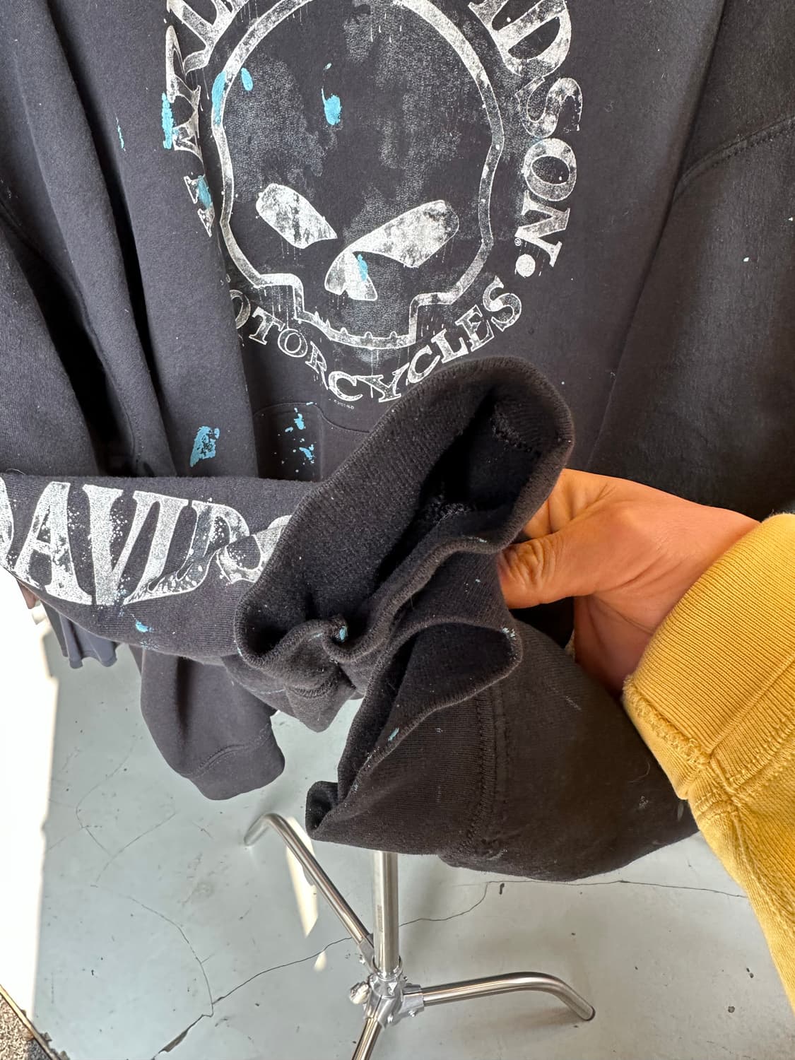 할리데이비슨 프린팅 페인팅 스웻 후드 상품이미지6