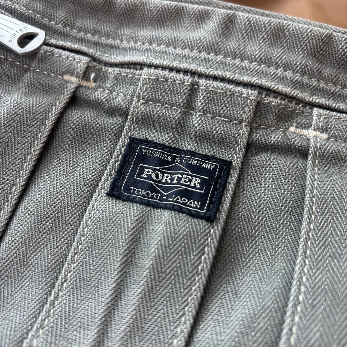 PORTER 포터 해링본 크로스바디 미니백 크로스백 가방 올리브 키키 상품이미지3