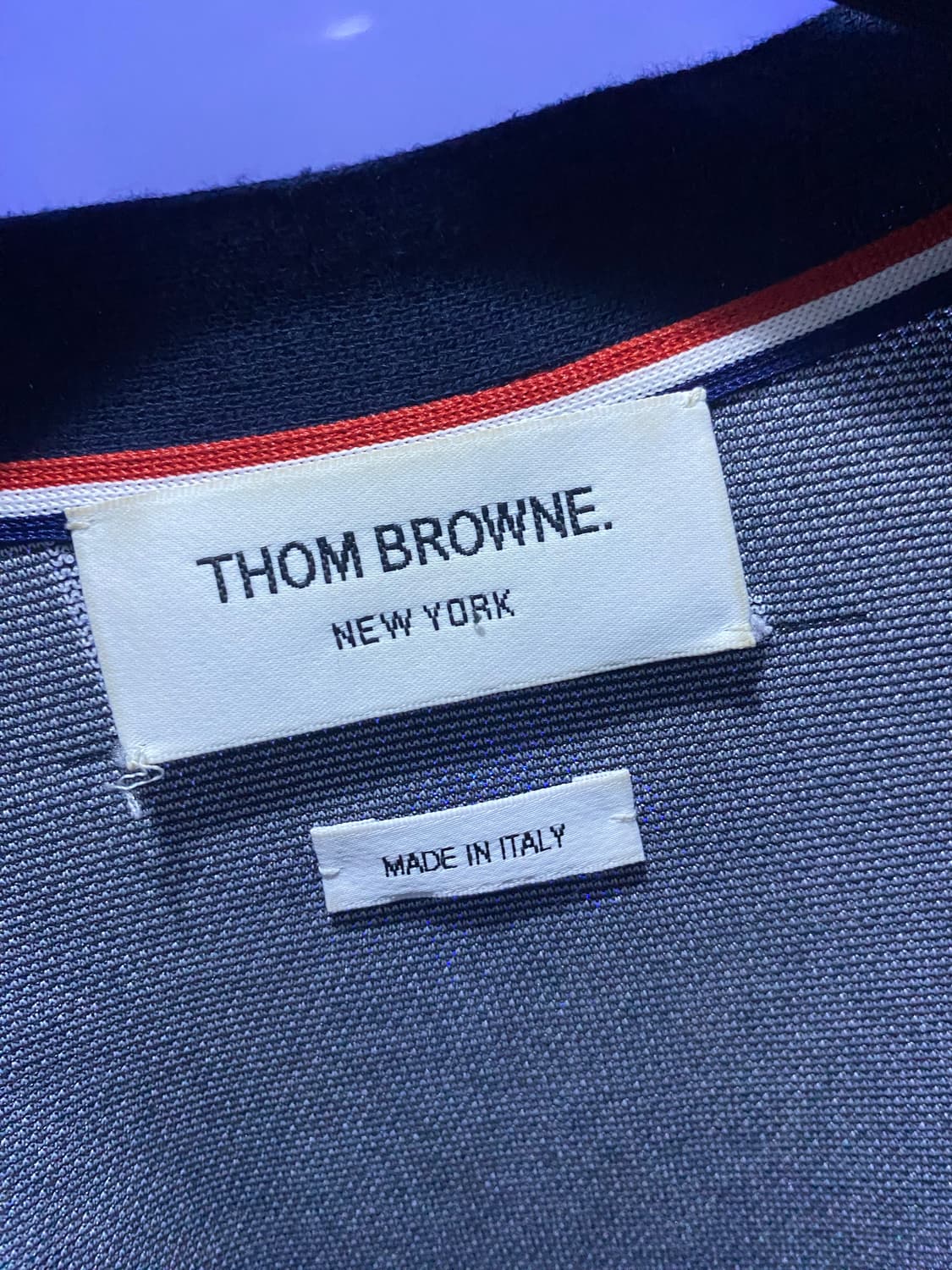 톰브라운 네이비 사선 가디건 1 상품이미지2